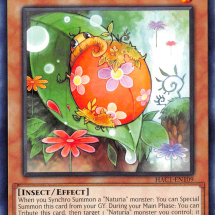 Naturia Ladybug (Duel Terminal) [HAC1-EN109] Parallel Rare