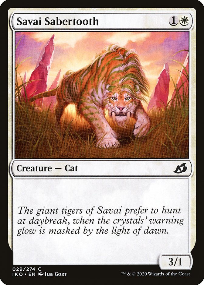 Savai Sabertooth [Ikoria: Lair of Behemoths] – TokenMTG