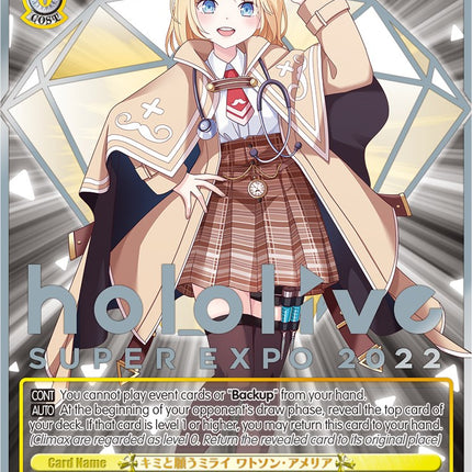 Wishing for a Future With You, Watson Amelia (Foil) [hololive production Premium Booster]