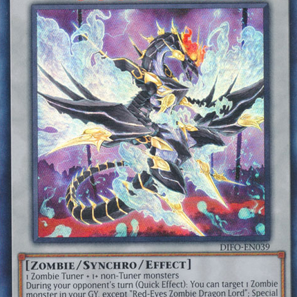 Red-Eyes Zombie Dragon Lord [DIFO-EN039] Ultra Rare