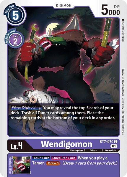 Wendigomon [BT7-070] [Next Adventure] – TokenMTG