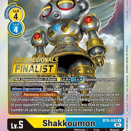 Shakkoumon [BT8-042] (2022 Championship Offline Regional) (Online Finalist) [New Awakening Promos]