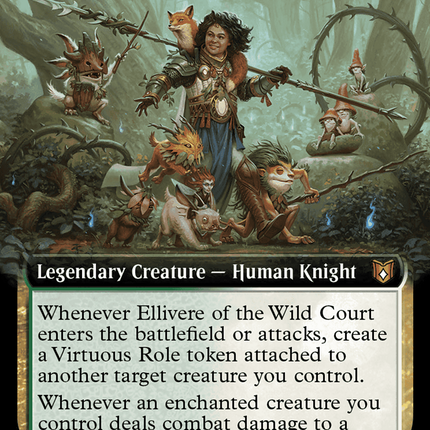 Ellivere of the Wild Court (Extended Art) [Wilds of Eldraine Commander]