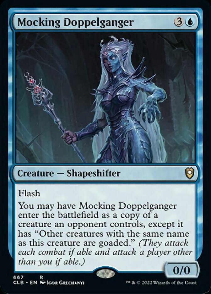 doppelganger yugioh card Mocking Doppelganger [Commander Legends: Battle for Baldur's Gate] –  TokenMTG