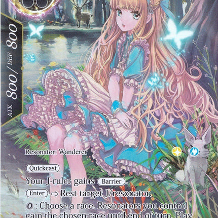 Traveler in Wonderland (Full Art) (SDAO1-030) [Alice Origin Starter Deck]