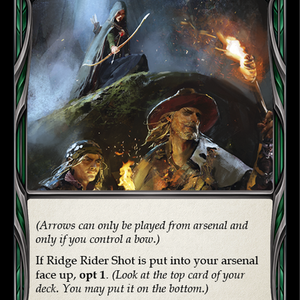 Ridge Rider Shot (Red) [ARC063-C] (Arcane Rising)  1st Edition Normal