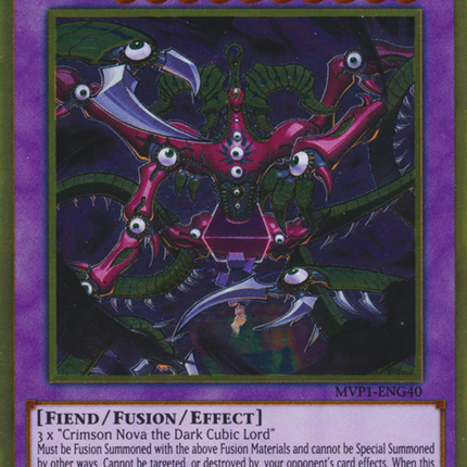 Crimson Nova Trinity the Dark Cubic Lord [MVP1-ENG40] Gold Rare