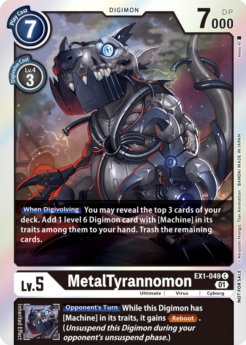 MetalTyrannomon [EX1-049] (Premium Deck Set Lucky Pack) [Classic Colle –  TokenMTG