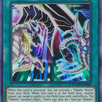 Malefic Territory [DUOV-EN049] Ultra Rare