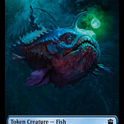 Fish // Food (0026) Double-Sided Token [Doctor Who Tokens]