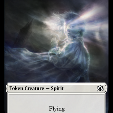 Spirit (9) // Spirit (13) Double-Sided Token [March of the Machine Commander Tokens]