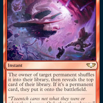 mtg cards like chaos warp Chaos Warp [Warhammer 40,000] – TokenMTG
