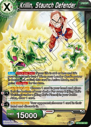 Krillin, Staunch Defender (BT15-064) [Saiyan Showdown]
