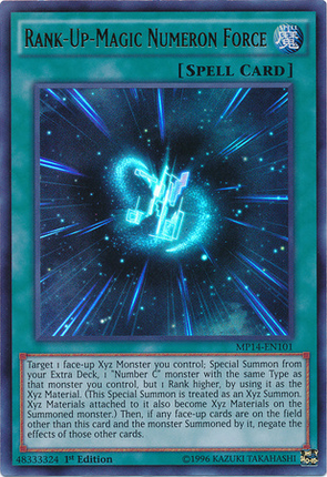 Rank-Up-Magic Numeron Force [MP14-EN101] Ultra Rare