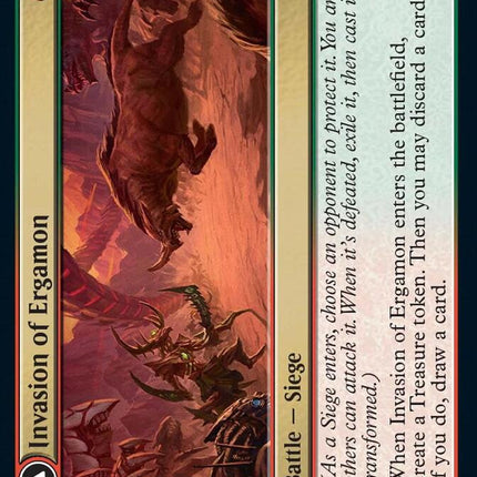Invasion of Ergamon // Truga Cliffcharger [March of the Machine]