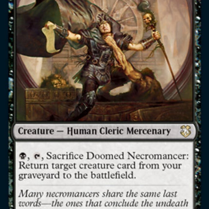Doomed Necromancer [Dungeons & Dragons: Adventures in the Forgotten Re TokenMTG Doomed Necromancer [Dungeons & Dragons: Adventures in the Forgotten Re TokenMTG
