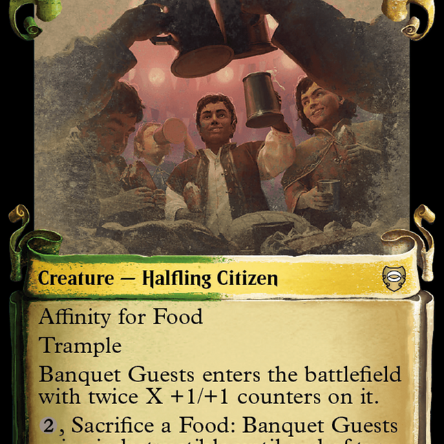 Banquet Guests [The Lord of the Rings: Tales of Middle-Earth Commander Showcase Scrolls]