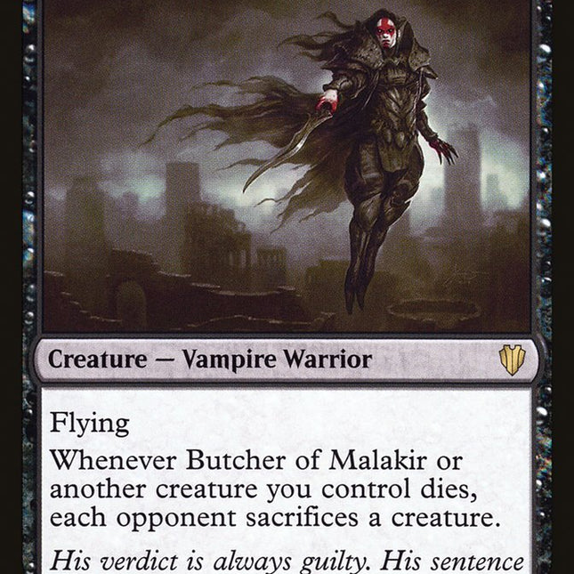Butcher of Malakir [Commander 2017]
