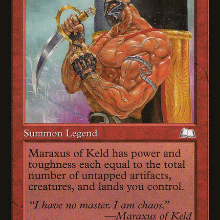 Maraxus of Keld [Weatherlight]