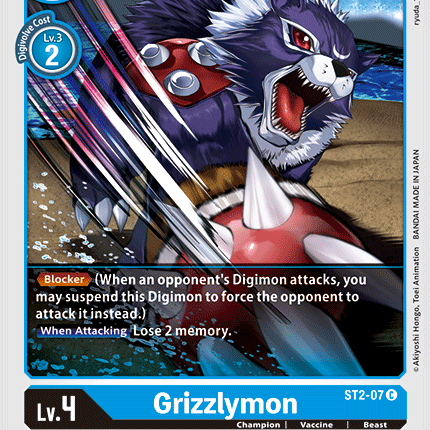 Grizzlymon [ST2-07] [Starter Deck: Cocytus Blue]