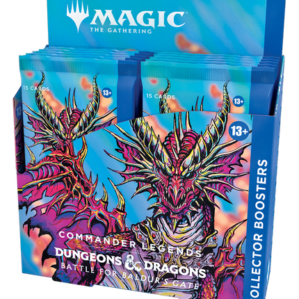 Commander Legends: Battle for Baldur's Gate - Collector Booster Display