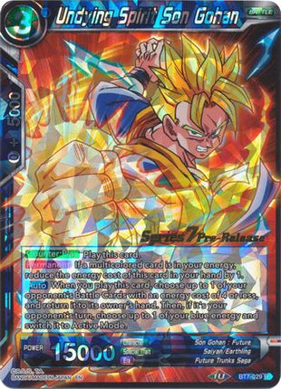 Undying Spirit Son Gohan (BT7-029_PR) [Assault of the Saiyans Prerelease Promos]