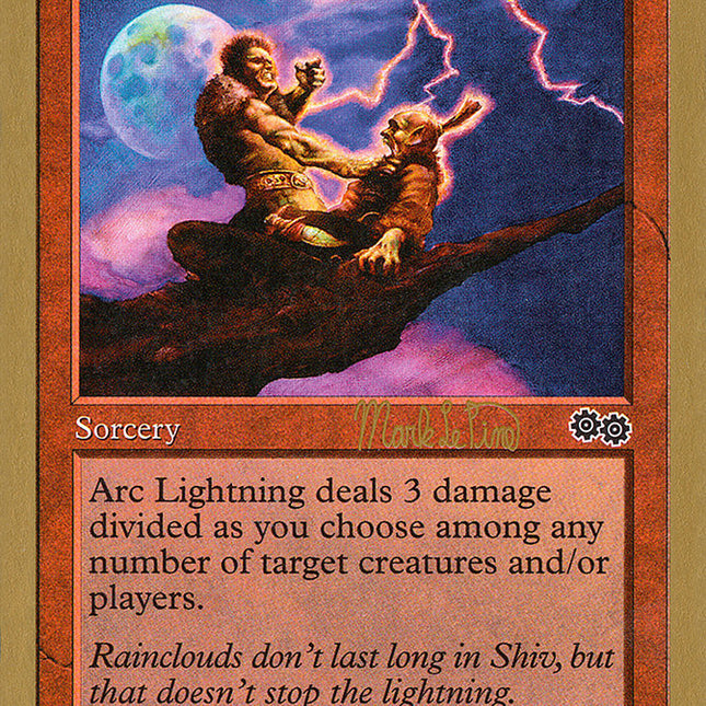 Arc Lightning (Mark Le Pine) (SB) [World Championship Decks 1999]
