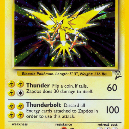 Zapdos (20/130) [Base Set 2]