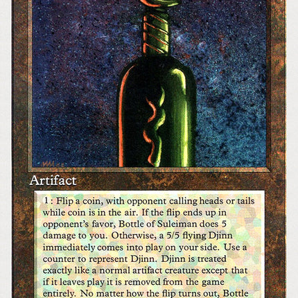 Bottle of Suleiman [Summer Magic / Edgar]