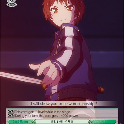 True Swordsmanship, Isami (DAL/WE33-E043 C) (Parallel Foil) [Date A Bullet]
