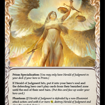 Herald of Judgment [U-MON007-RF] (Monarch Unlimited)  Unlimited Rainbow Foil