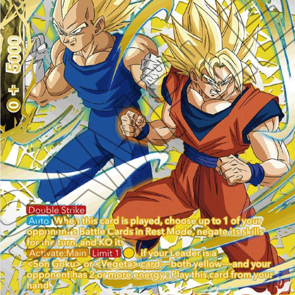 SS Son Goku & SS Vegeta, Ultimate Duo (Gold-Stamped) (BT20-096) [Power Absorbed]