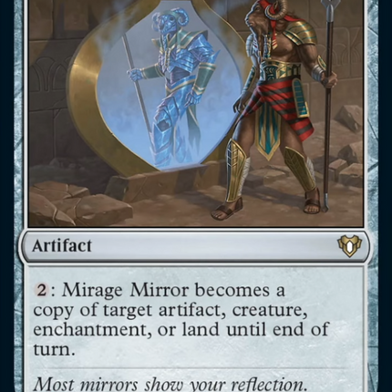 mirror card mtg MtG Trading Card Game Commander Legends: Dungeons & Dragons Battle Rare FOIL Mirror of Life Trapping #326