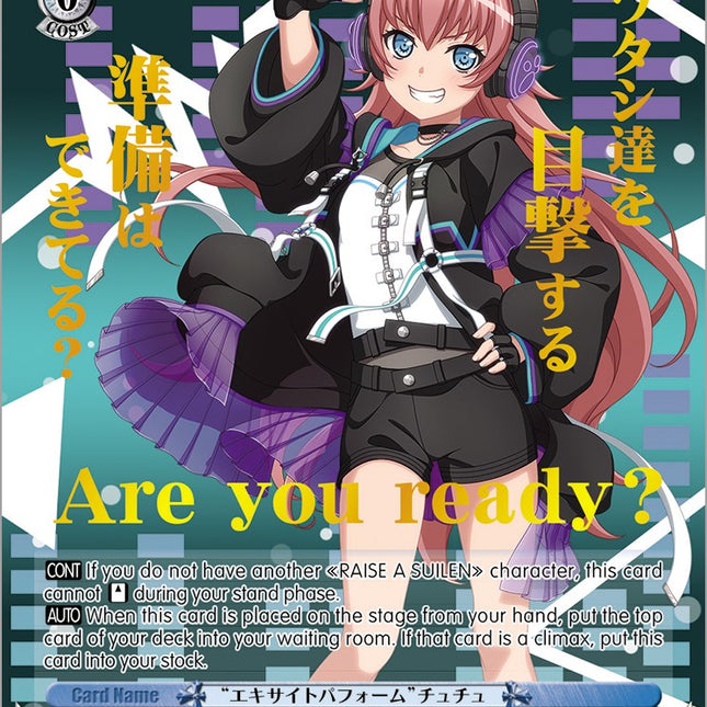 "Exciting Performance" CHU2 (BD/WE32-E28BDR BDR) [BanG Dream! Girls Band Party! Premium Booster]