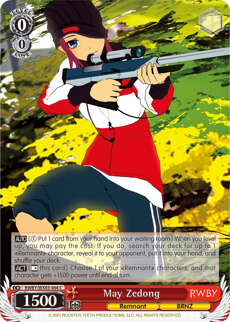 May Zedong (RWBY/WX03-064 C) [RWBY] – TokenMTG