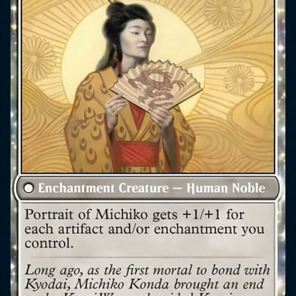 Michiko's Reign of Truth // Portrait of Michiko [Kamigawa: Neon Dynasty]