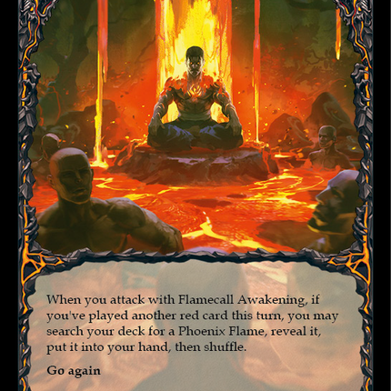 Flamecall Awakening (Extended Art) [UPR096] (Uprising)  Rainbow Foil