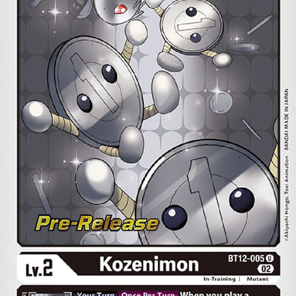 Kozenimon [BT12-005] [Across Time Pre-Release Cards]