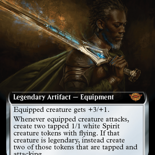 Anduril, Flame of the West (Extended Art) (Surge Foil) [The Lord of the Rings: Tales of Middle-Earth]