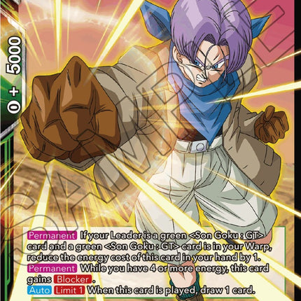 Trunks, Spirit of Resistance (BT20-069) [Power Absorbed]