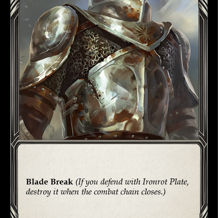 Ironrot Plate [BVO005-C] (Bravo Hero Deck)  1st Edition Normal