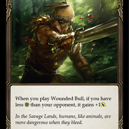 Wounded Bull (Blue) [WTR202-C] (Welcome to Rathe)  Alpha Print Normal