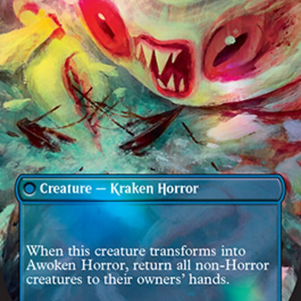 Thing in the Ice // Awoken Horror (Borderless Alternate Art) [Regional Championship Qualifiers 2023]