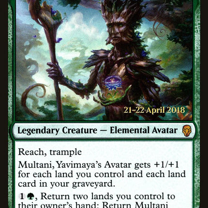 Multani, Yavimaya's Avatar [Dominaria Prerelease Promos]