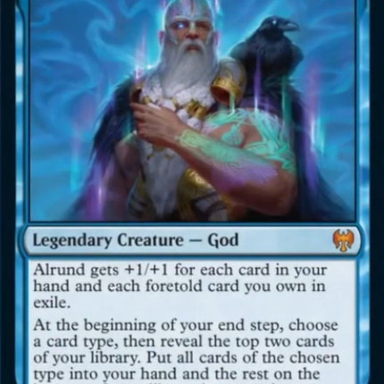 Alrund, God of the Cosmos // Hakka, Whispering Raven [Kaldheim]