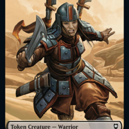 Warrior // Inkling Double-Sided Token [Commander Legends: Battle for Baldur's Gate Tokens]