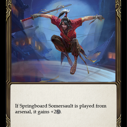 Springboard Somersault [BVO015-C] (Bravo Hero Deck)  1st Edition Normal