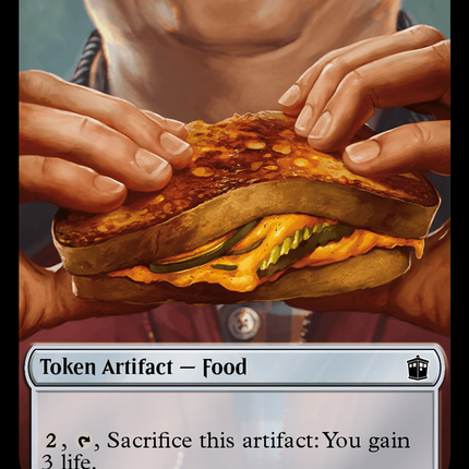 Alien Warrior // Food (0027) Double-Sided Token [Doctor Who Tokens]