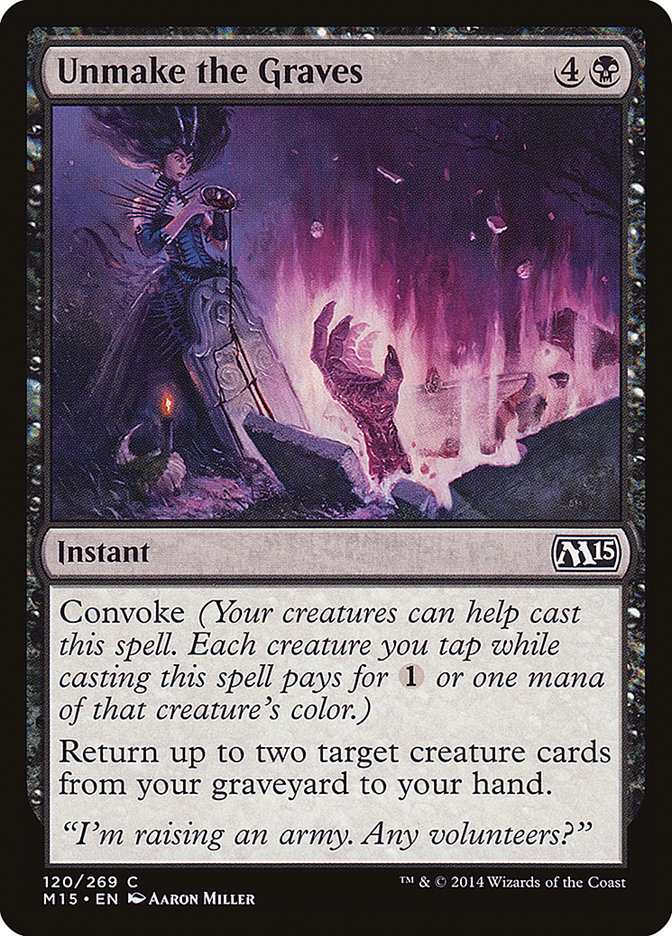 mtg octopus cards Unmake the Graves [Magic 2015] – TokenMTG