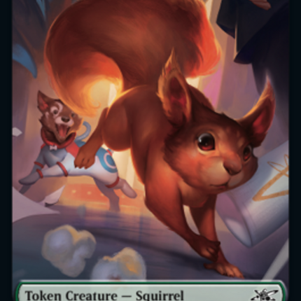 Squirrel // Food (011) Double-Sided Token [Unfinity Tokens]